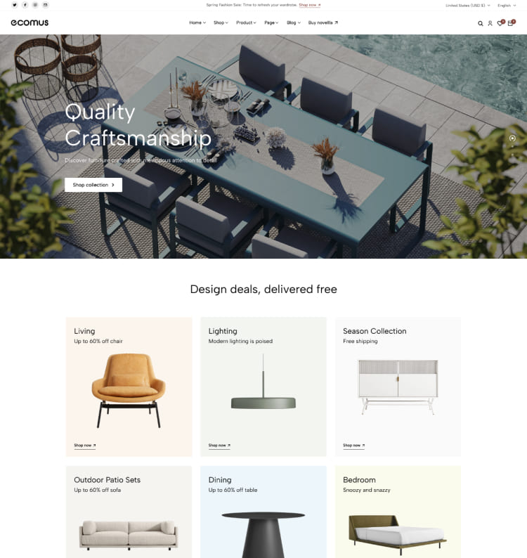 Furniture template